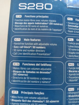 Teléfono Inalámbrico Alcatel S280