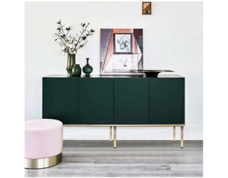 4 Patas Mueble Regulables Oro de 20 cm