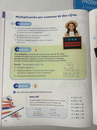 Matemáticas 4 Primaria