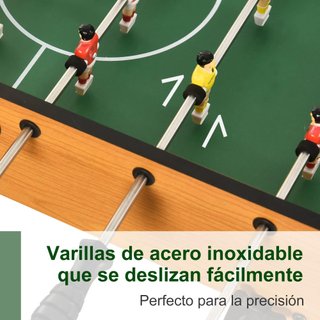 Futbolín con 22 Jugadores Juego de Mesa de Fútbol