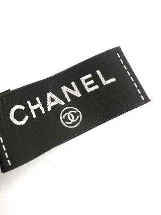 Twilly Chanel Seda Negro y Dorado