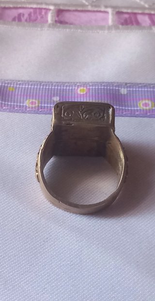 Anello sigillo afghano vintage