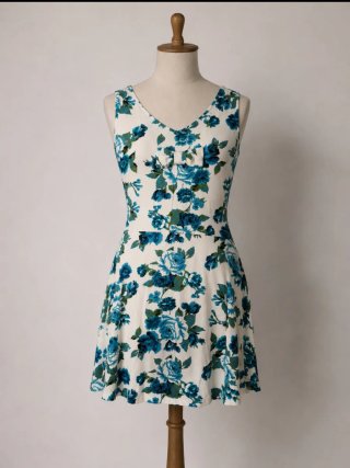 Vestido floral tirantes