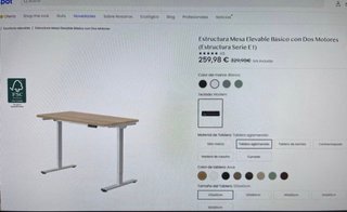 Escritorio Elevable Flexispot Madera