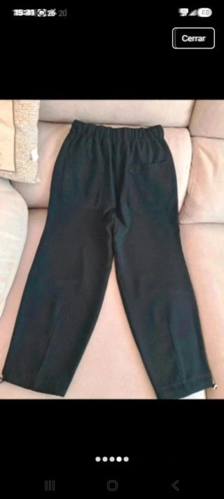 Pantalón tobillero negro