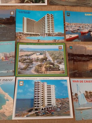 Lote Postales Vintage Costa Cálida