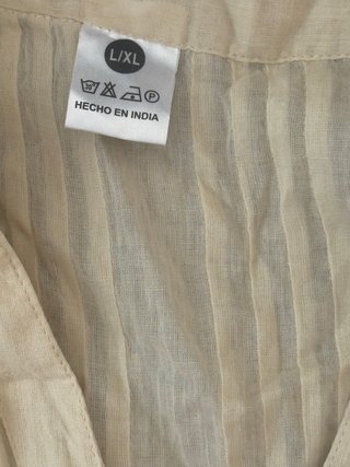 Vestido gasa veraniego bordado