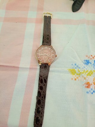 Orologio Skagen Uomo Pelle Marrone Oro