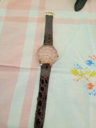 Orologio Skagen Uomo Pelle Marrone Oro