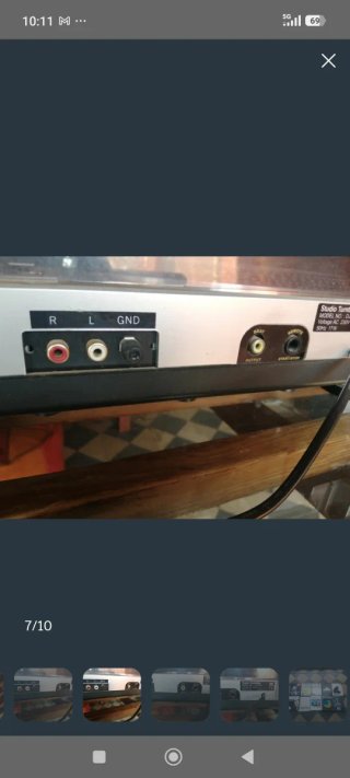 Akiyama DJ-2000 Studio Turntable usado aguja nueva