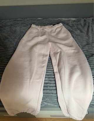 Pantalón de chándal rosa Zara