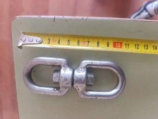 Grillete Inox Giratorio