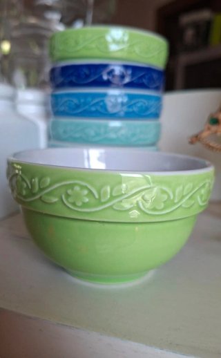 6 Ciotoline Saturnia in ceramica