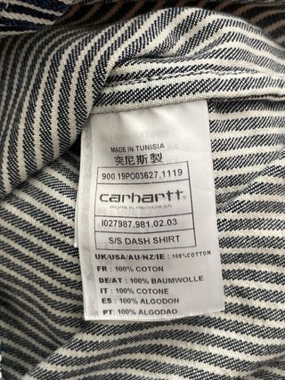 Polo Carhartt Rayas Talla S
