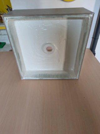 Lavabo de diseño moderno en piedra