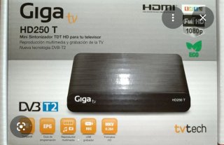 Giga tv HD250 T Sintonizador TDT HD DVB-T2