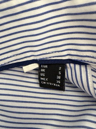 Camisa Pedro del Hierro Rayas Azul Talla M