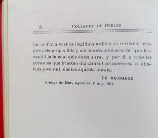 Collaret de Perles - Josep Bordas Barbier - 1912