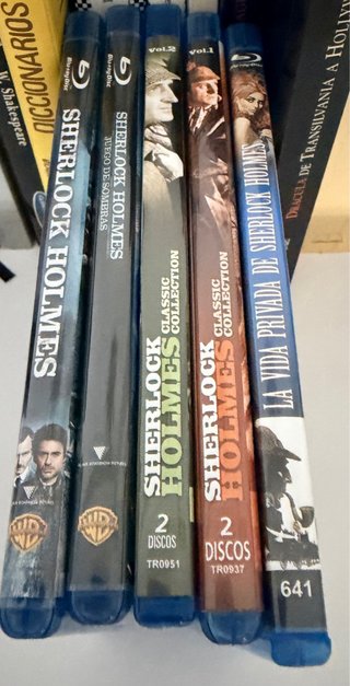 Pack 5 Blu-ray Sherlock Holmes
