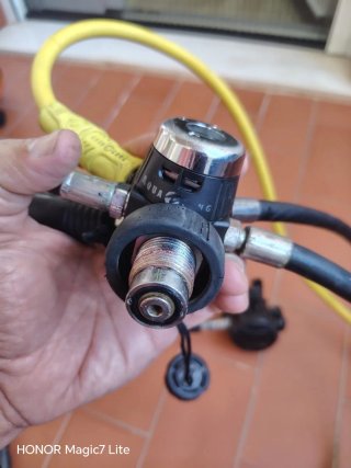 Regulador buceo