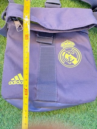 Bolso Bandolera Real Madrid Adidas Gris