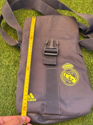 Bolso Bandolera Real Madrid Adidas Gris