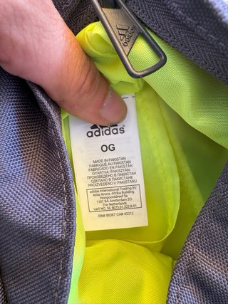 Bolso Bandolera Real Madrid Adidas Gris