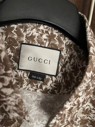 Camisa Gucci Estampada Floral Talla XXL