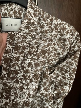 Camisa Gucci Estampada Floral Talla XXL