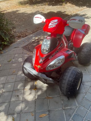 Coche eléctrico infantil ATV Rojo