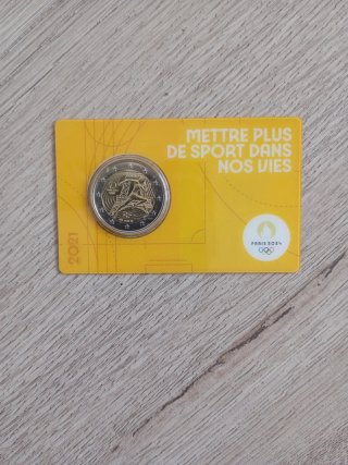 Moneda Francia 2021 Paris 2024