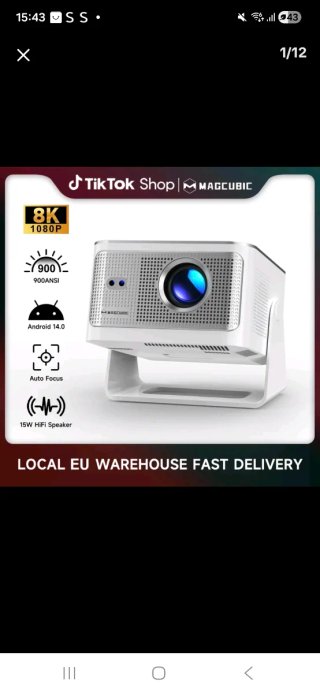 Proyector MAGCUBIC Blanco
