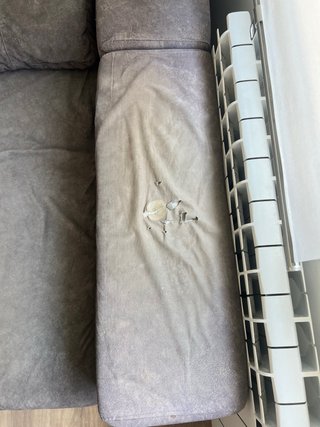 Sofá chaise longue gris 1,5m