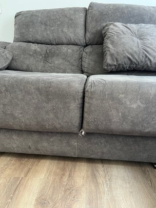 Sofá chaise longue gris 1,5m