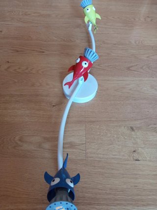 LAMPADA DA SOFFITTO CON DESIGN DI PESCI