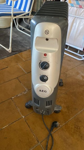 Radiador de aceite gris