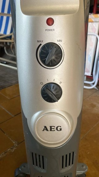 Radiador de aceite gris