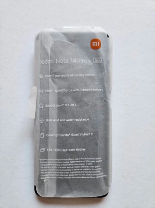 Redmi Note 14 Pro+ 5G 256GB Negro