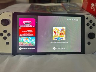 Nintendo Switch OLED Blanca + Juegos +Mando