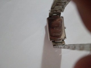 Reloj Lotus Rectangular Plata