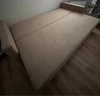 Sofá Cama Beige 3 Plazas