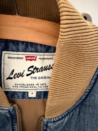 Chaleco Levi's Denim Marrón Talla L