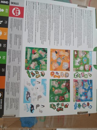 Lote juegos madera y lotería animales