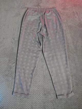 Pantalones de cuadros grises Talla L