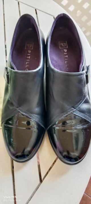 Zapatos Pitillo Negros Talla 39