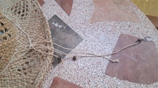 Sombrero di paglia intrecciato per donna