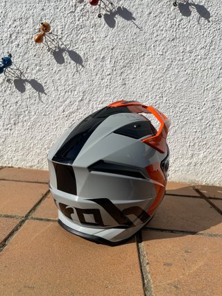 Casco Moto Trail Airoh Bandit Naranja