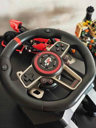 Volante gaming FR TEC + pedales + cambio