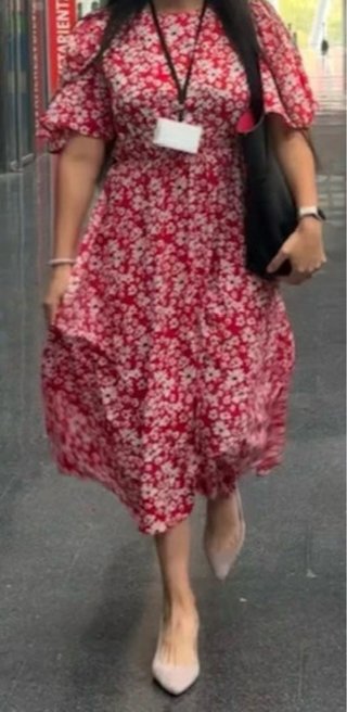 Vestido Sister Jane floral rojo