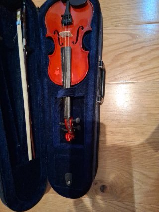 Violín para niños con funda